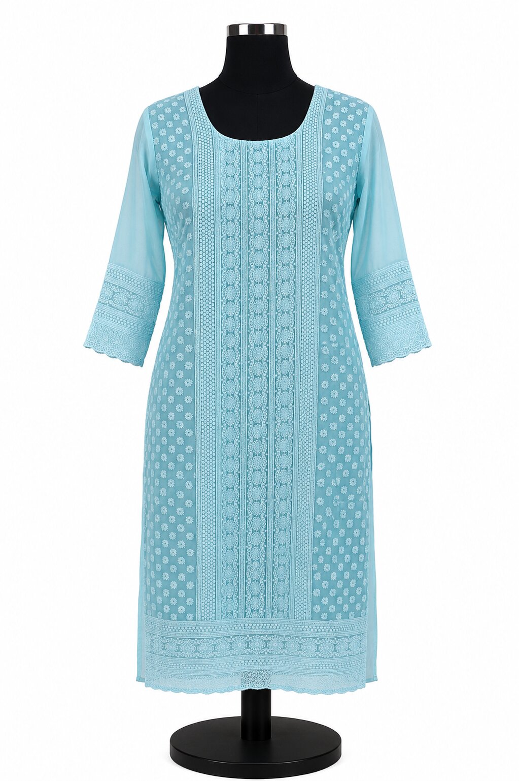 Lakhnavi Embroidery Kurti